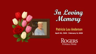 Obituary for Patricia Lou Anderson – April 25 1940 – February 9 2026