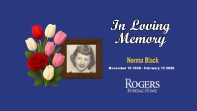 Obituary For Norma Black November 16, 1938 – February 13, 2026
