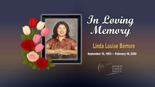 Linda Louise Bemore - September 15, 1953 — February 18, 2026