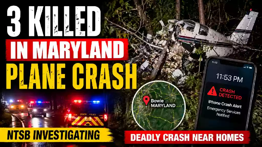 3 killed in maryland plane crash