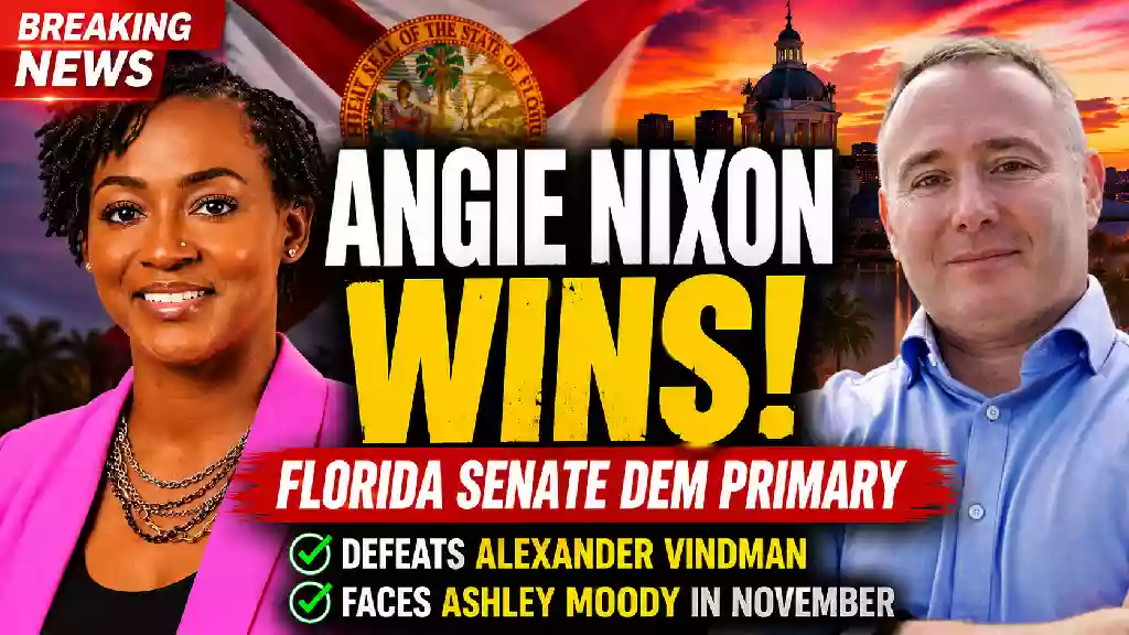 Angie Nixon wins Florida Democratic Senate primary over Alexander Vindman in 2026 election