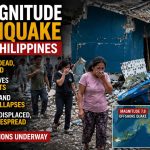 Powerful 7.8 Earthquake Strikes Southern Philippines, Leaving Dozens Dead and Hundreds Injured