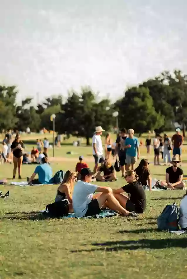 Families gathered for outdoor community event in central Oklahoma park