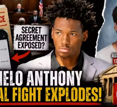 Karmelo Anthony retrial fight thumbnail featuring new evidence, courtroom proceedings, Austin Metcalf and a judge considering a new trial