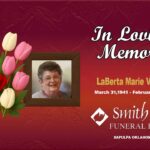 Obituary For LaBerta Marie Vinyard – March 31 1941 – February 1 2026