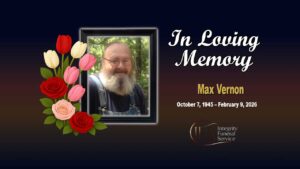 Obituary For Max Vernon Lybeck