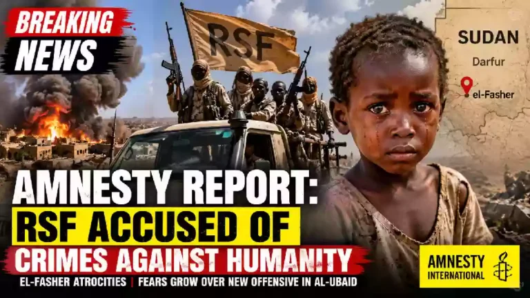 amnesty report RSF accused of crimes against humanity
