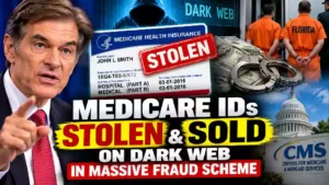 Dr. Mehmet Oz discusses Medicare fraud crackdown as stolen Medicare IDs, dark web activity, Florida fraud suspects, and a $35 million Medicare scam investigation are highlighted.