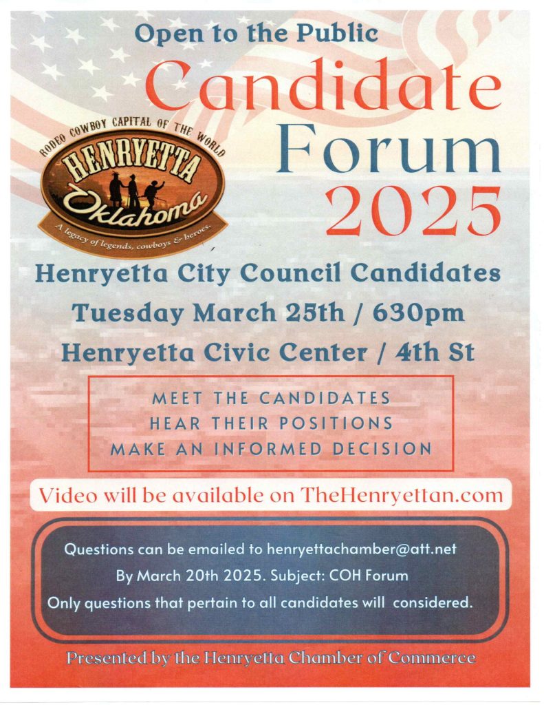 Candidate Forum 2025 March 25 6-30PM