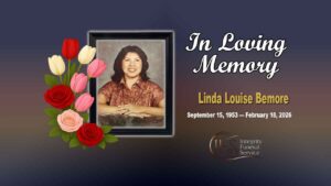 Linda Louise Bemore - September 15, 1953 — February 18, 2026