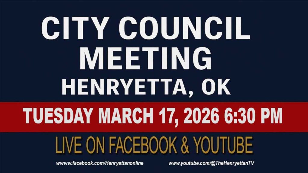 Henryetta City Council Meeting March 17 2026