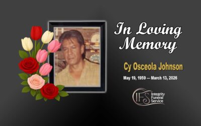 Cy Osceola Johnson May 19, 1959 — March 13, 2026