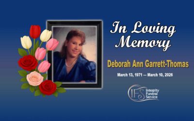 Deborah Ann Garrett-Thomas March 13, 1971 — March 10, 2026