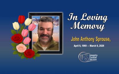 John Anthony "Tony" Sprouse April 9, 1969 — March 9, 2026