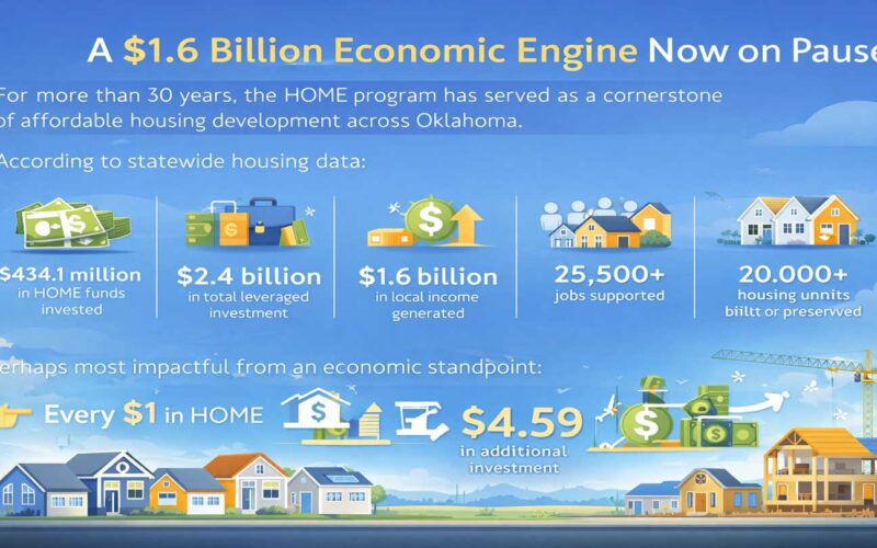Oklahoma Suspends HOME Program Putting $1.6 Billion Economic Impact and Rural Housing at Risk