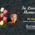 Billy Harjo March 28 1950 – May 7 2026