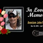 Obituary For Anesium John McDaniel Dec 10 1976 — Jul 15 2026