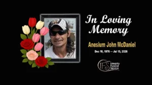 Obituary For Anesium John McDaniel
