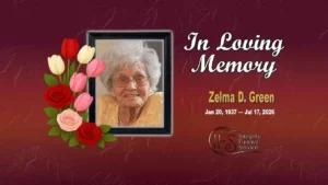 Obituary For Zelma D. Green