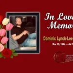 Obituary For Dominic Lynch-Lee Waterdown Mar 15 1994 — Jul 19 2026