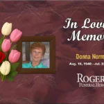 Obituary For Donna Norman August 18 1940 – July 22 2026