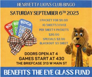 Bingo Sept 6