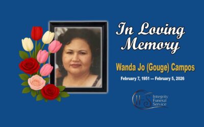 Remove term: Obituary For Wanda Jo (Gouge) Campos Obituary For Wanda Jo (Gouge) Campos