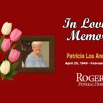 Obituary for Patricia Lou Anderson – April 25 1940 – February 9 2026
