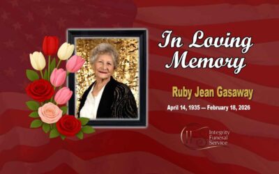 Ruby Jean Gasaway April 14, 1935 — February 18, 2026