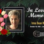 Obituary For Irma Dean Walker October 18 1938 — June 2 2026