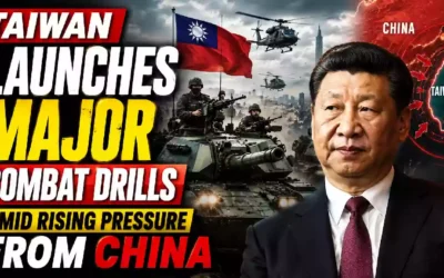 Taiwan launches major combat drills