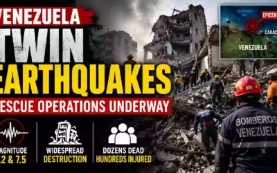 Venezuela twin earthquakes rescue operations underway