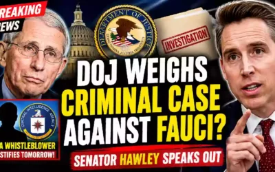 DOJ weighs criminals case againts fauci