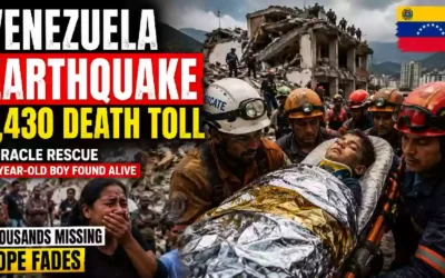 Venezuela earthquake 1,430 death toll miracle rescue 11 years old boy found alive
