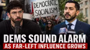 Democratic Party progressive influence debate featuring Abdul El-Sayed and Hasan Piker following the Michigan Democratic Senate primary as political analysts discuss the party's direction ahead of the 2026 midterm elections.