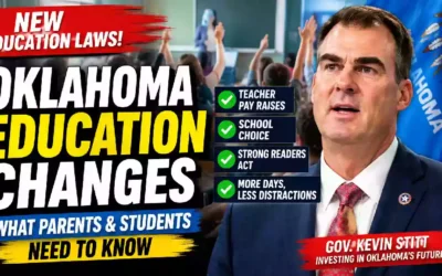 Gov. Kevin Stitt discusses new Oklahoma education laws, teacher pay raises, school choice and the Strong Readers Act as students return to classrooms.
