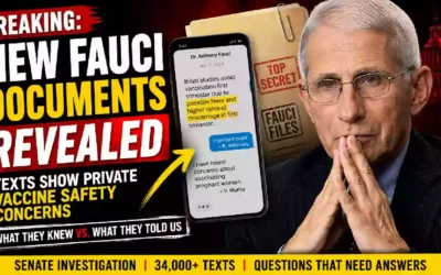 New Fauci documents and text messages reveal private discussions about COVID-19 vaccine safety concerns, pregnancy, and federal pandemic response.