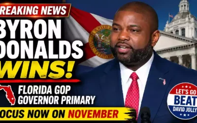 Byron Donalds wins Florida Republican gubernatorial primary and advances to November election