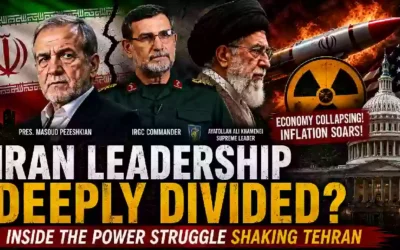 Iran leadership divided as President Masoud Pezeshkian, an IRGC commander and Supreme Leader Ayatollah Ali Khamenei appear amid rising tensions, economic pressure and inflation