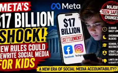 Meta $17 billion settlement over child addiction case, with proposed teen safety rules for Facebook and Instagram including two-hour limits, overnight blocks, age verification and social media restrictions