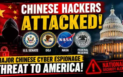 Chinese hackers cyber espionage attack targeting the U.S. Senate, Department of Justice, NASA and Federal Reserve amid growing national security and cybersecurity threats