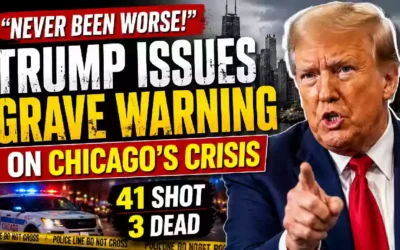 Trump warns of Chicago crime crisis after 41 people reportedly shot in 22 weekend shooting incidents, with three deaths
