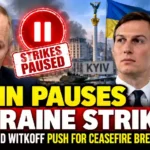 Putin Pauses Kyiv Strikes as Kushner and Witkoff Push for Ukraine-Russia Ceasefire