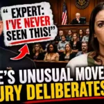 Lindsay Clancy trial thumbnail featuring a male legal expert, courtroom judge and jury, and Lindsay Clancy as jurors deliberate over unusual jury instructions
