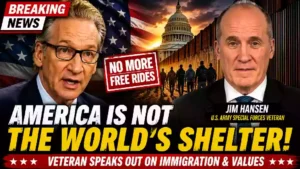 Jim Hansen U.S. Army Special Forces veteran discusses U.S. immigration, border security and American values alongside Bill Maher