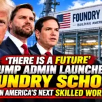 Trump Administration Launches Foundry School to Rebuild America’s Manufacturing Workforce