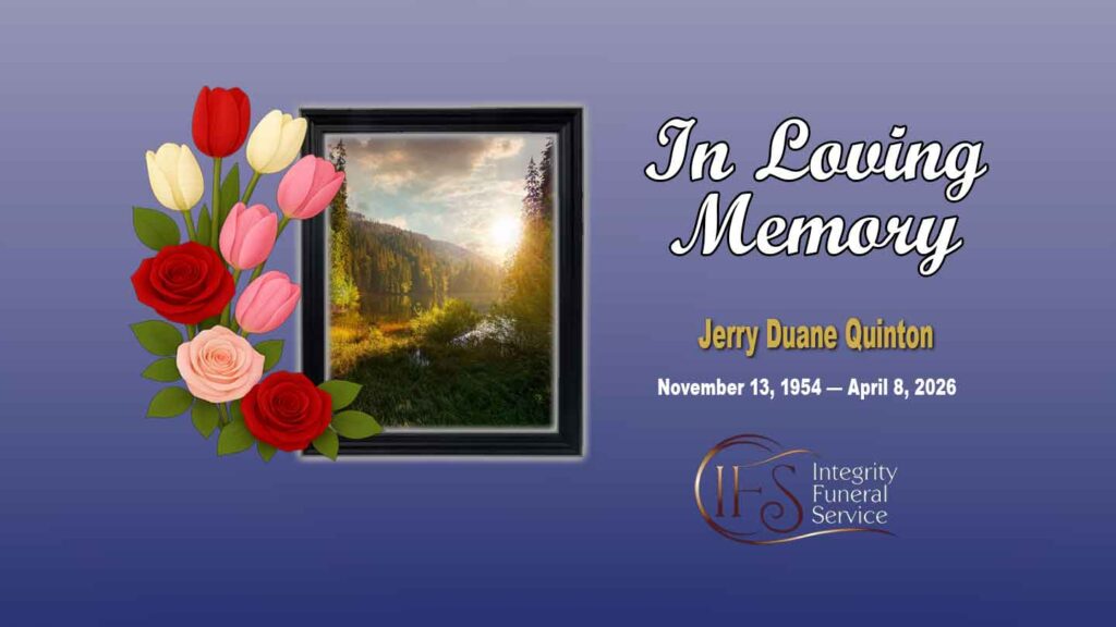 Jerry Duane Quinton November 13 1954 — April 8 2026 Jerry Duane Quinton, a resident of Henryetta, passed away April 08, 2026 in rural Henryetta, OK