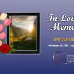 Jerry Duane Quinton November 13 1954 — April 8 2026