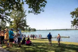 Free outdoor family event at a lake park in Claremore