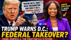 Trump Warns DC Could Face Federal Intervention After Janeese Lewis George Primary Victory